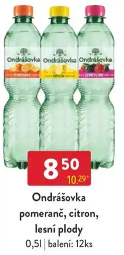 Qanto Ondrášovka pomeranč, citron, lesní plody nabídka