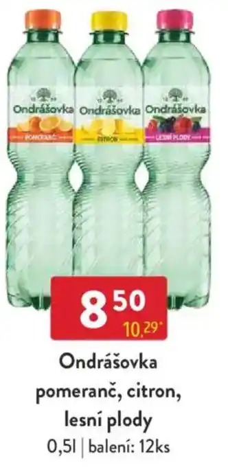 Qanto Ondrášovka pomeranč, citron, lesní plody nabídka