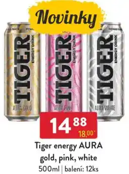 Qanto Tiger energy AURA gold, pink, white nabídka