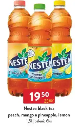 Qanto Nestea black tea peach, mango a pineapple, lemon nabídka