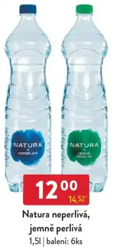 Qanto Natura neperlivá, jemně perlivá nabídka