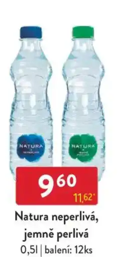 Qanto Natura neperlivá, jemně perlivá nabídka