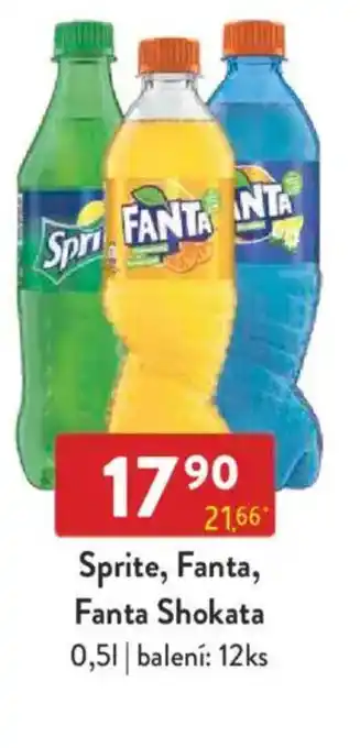 Qanto Sprite, Fanta, Fanta Shokata nabídka