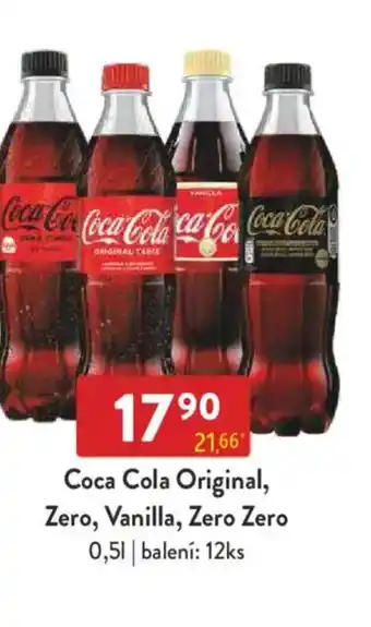 Qanto Coca Cola Original, Zero, Vanilla, Zero Zero nabídka