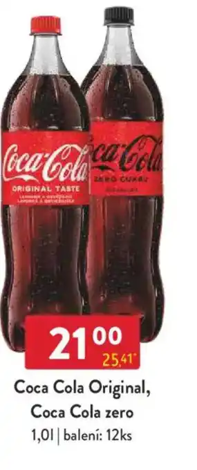 Qanto Coca Cola Original, Coca Cola zero nabídka