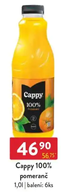 Qanto Cappy 100% pomeranč nabídka