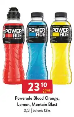 Qanto Powerade Blood Orange, Lemon, Montain Blast nabídka