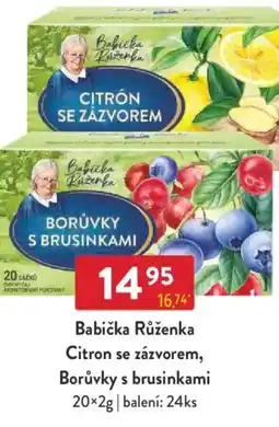 Qanto Babička Růženka Citron se zázvorem, Borůvky s brusinkami nabídka