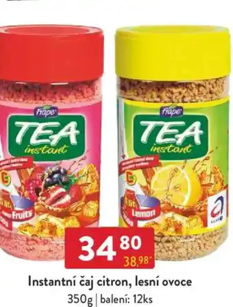 Qanto Instantní čaj citron, lesní ovoce nabídka