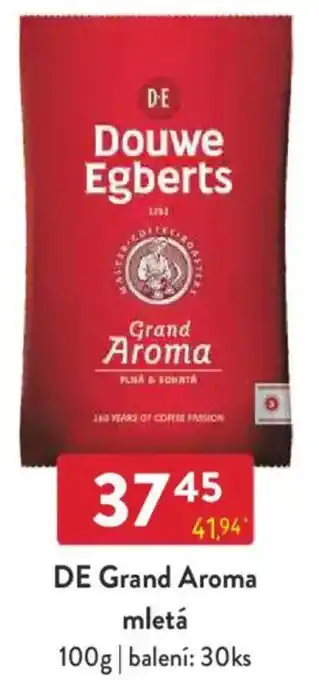 Qanto DE Grand Aroma mletá nabídka