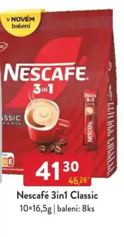 Qanto Nescafé 3in1 Classic nabídka