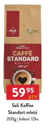 Qanto Seli Kaffee Standart mletá nabídka