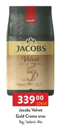 Qanto Jacobs Velvet Gold Crema zrno nabídka
