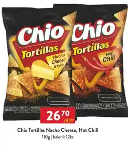 Qanto Chio Tortillas Nacho Cheese, Hot Chili nabídka
