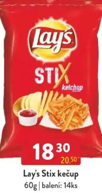 Qanto Lay's Stix kečup nabídka