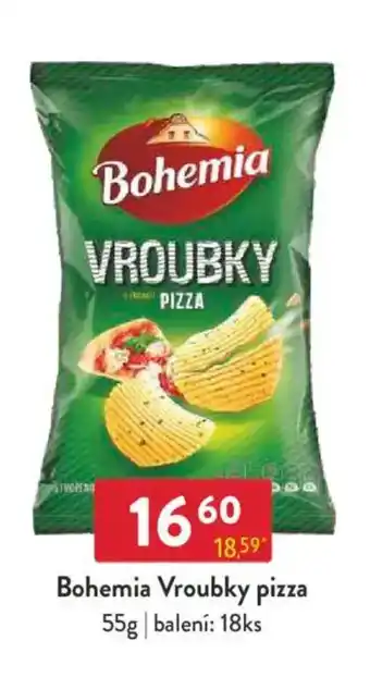 Qanto Bohemia Vroubky pizza nabídka