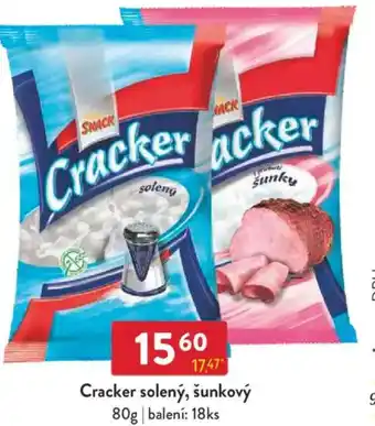 Qanto Cracker solený, šunkový nabídka