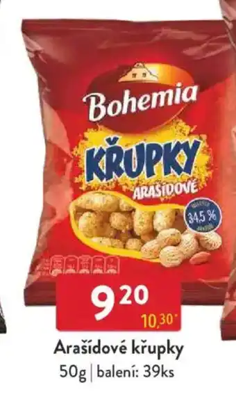 Qanto Bohemia Arašídové křupky nabídka