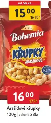 Qanto Bohemia Arašídové křupky nabídka