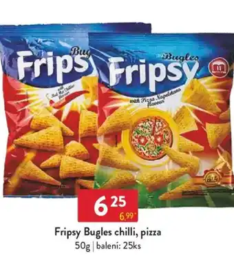 Qanto Fripsy Bugles chilli, pizza nabídka
