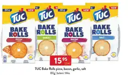 Qanto TUC Bake Rolls pizza, bacon, garlic, salt nabídka