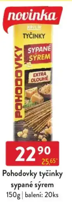 Qanto Pohodovky tyčinky sypané sýrem nabídka