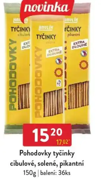 Qanto Pohodovky tyčinky cibulové, solené, pikantní nabídka