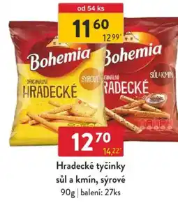 Qanto Hradecké tyčinky sůl a kmín, sýrové nabídka