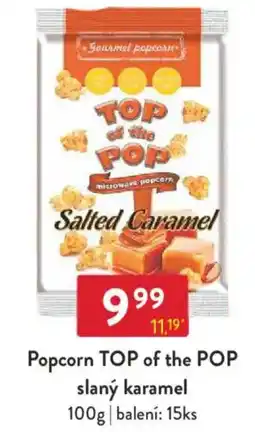 Qanto Popcorn TOP of the POP slaný karamel nabídka