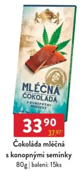 Qanto Čokoláda mléčná s konopnými semínky nabídka