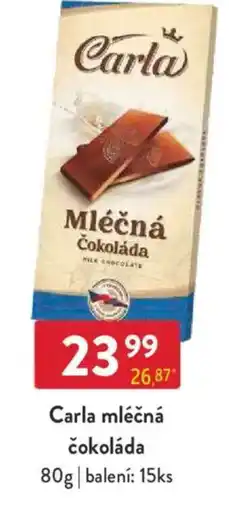 Qanto Carla mléčná čokoláda nabídka