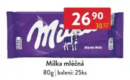 Qanto Milka mléčná nabídka