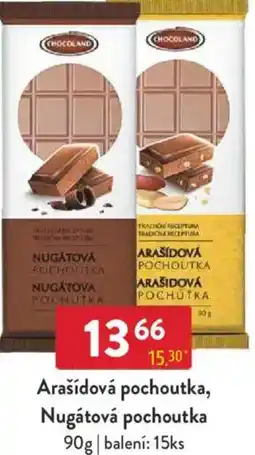 Qanto Arašídová pochoutka, Nugátová pochoutka nabídka
