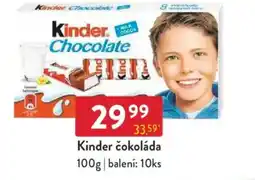 Qanto Kinder čokoláda nabídka