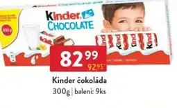 Qanto Kinder čokoláda nabídka