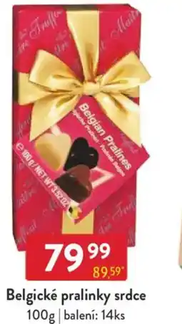 Qanto Belgické pralinky srdce nabídka