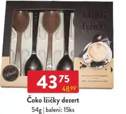 Qanto Čoko lžičky dezert nabídka