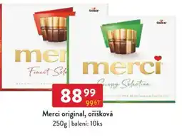 Qanto Merci original, oříšková nabídka