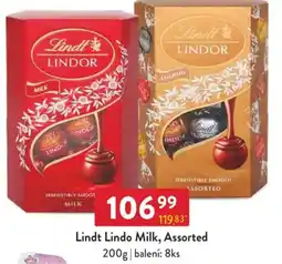 Qanto Lindt Lindo Milk, Assorted nabídka