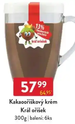 Qanto Kakaooříškový krém Král oříšek nabídka