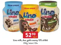 Qanto Lino milk, duo, gold creamy 13% oříšků nabídka