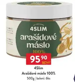 Qanto 4Slim Arašídové máslo 100% nabídka