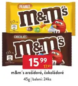 Qanto M&m's arašídové, čokoládové nabídka