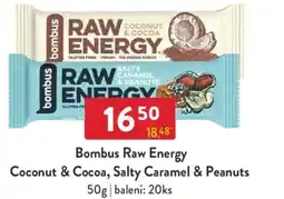 Qanto Bombus Raw Energy Coconut & Cocoa, Salty Caramel & Peanuts nabídka