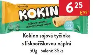Qanto Kokino sojová tyčinka s lískooříškovou náplní nabídka
