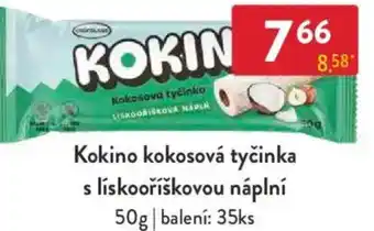 Qanto Kokino kokosová tyčinka s lískooříškovou náplní nabídka