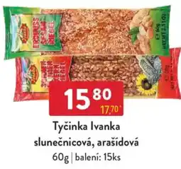 Qanto Tyčinka Ivanka slunečnicová, arašídová nabídka