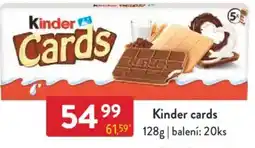 Qanto Kinder cards nabídka