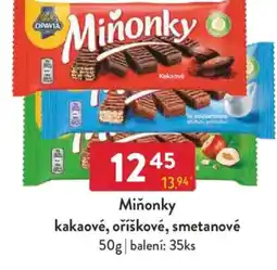 Qanto Miňonky kakaové, oříškové, smetanové nabídka