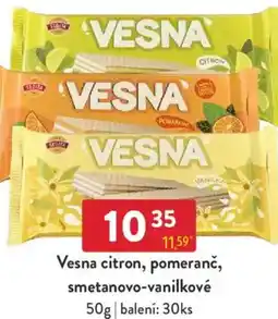Qanto Vesna citron, pomeranč, smetanovo-vanilkové nabídka